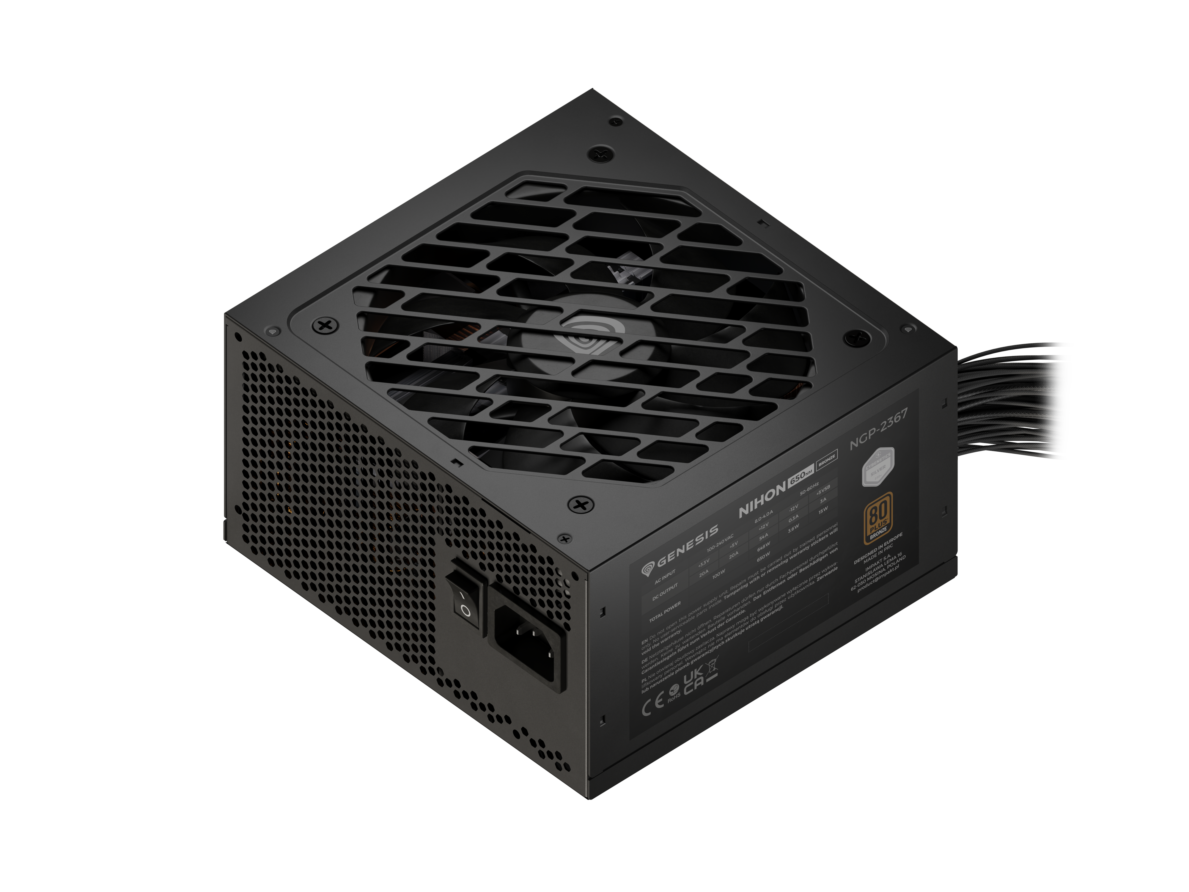 Genesis - PSU - Nihon 650NM - 650 W - Black
