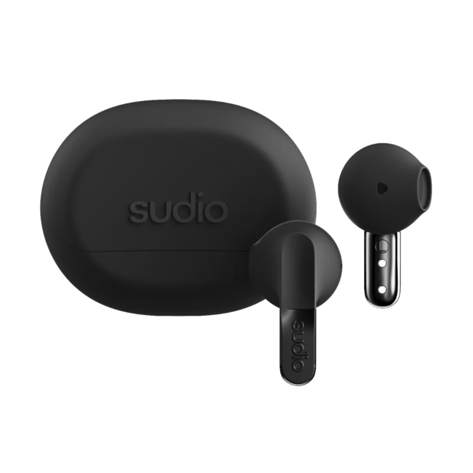 Sudio Earbuds - N3 - Bluetooth - On-ear - Microphone - Onyx Black - Wireless