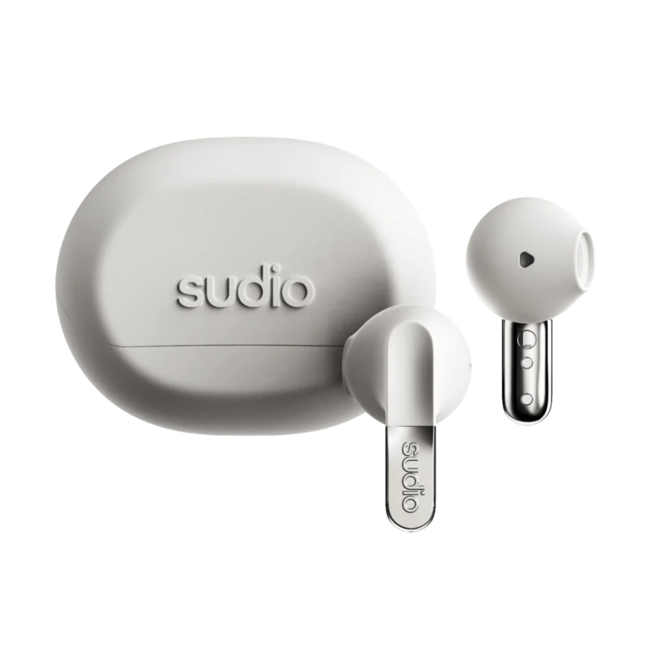 Sudio Earbuds - N3 - Bluetooth - On-ear - Microphone - Milky White - Wireless