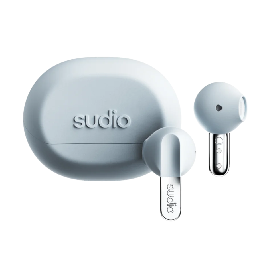 Sudio Earbuds - N3 - Bluetooth - On-ear - Microphone - Misty Blue - Wireless