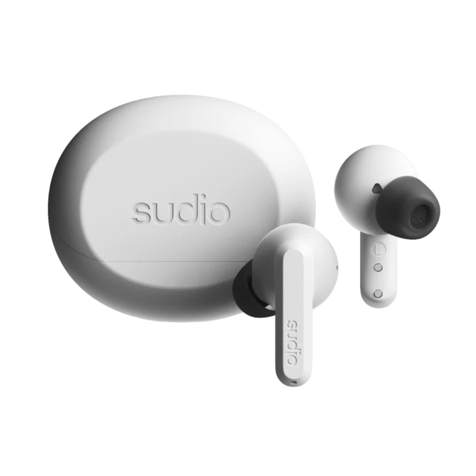 Sudio Earbuds - A3 Pro - Bluetooth - In-ear - Microphone - Fog White - Noise canceling - Wireless