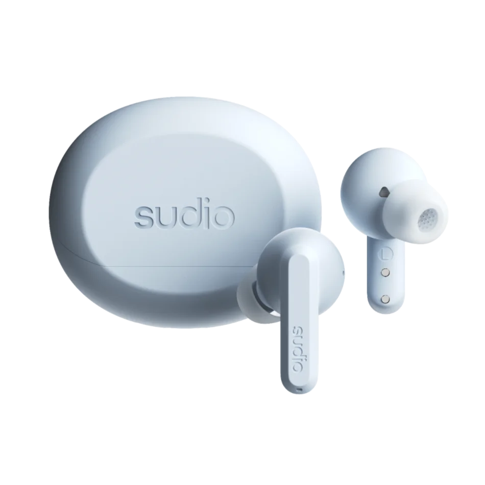 Sudio Earbuds - A3 Pro - Bluetooth - In-ear - Microphone - Powder Blue - Noise canceling - Wireless