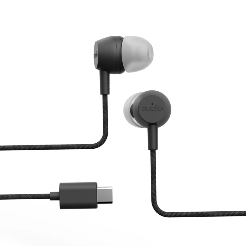 Sudio Earbuds - V3 Pro - In-ear - Microphone - Jet Black - Noise canceling