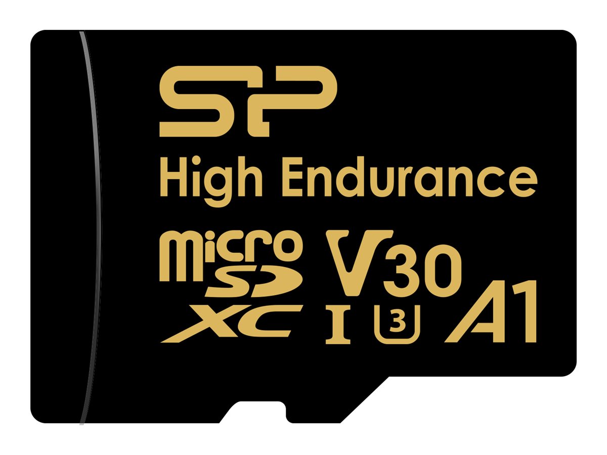 Silicon Power Flash memory card - Golden Series - 128 GB - Flash memory class A1, V30, UHS-I U3 - microSDXC