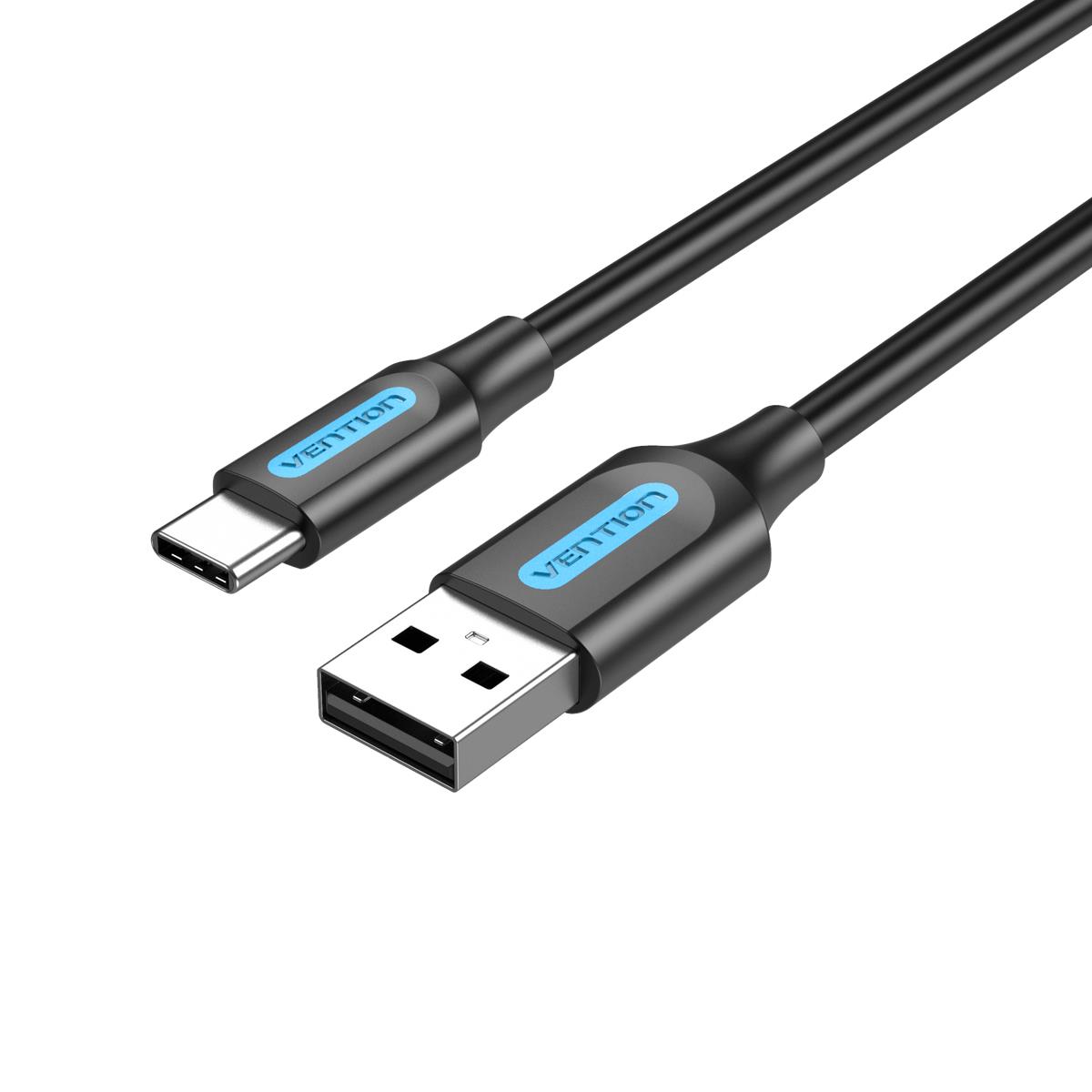 CABLE USB-C TO USB2.0/0.25M BLACK COKBC VENTION