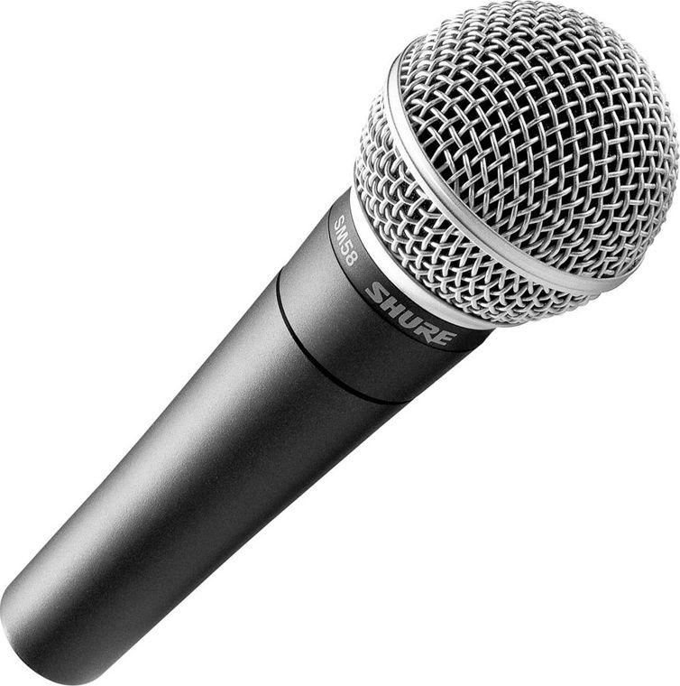 Shure - Microphone Vocal Dynamic - SM58SE - Dark grey