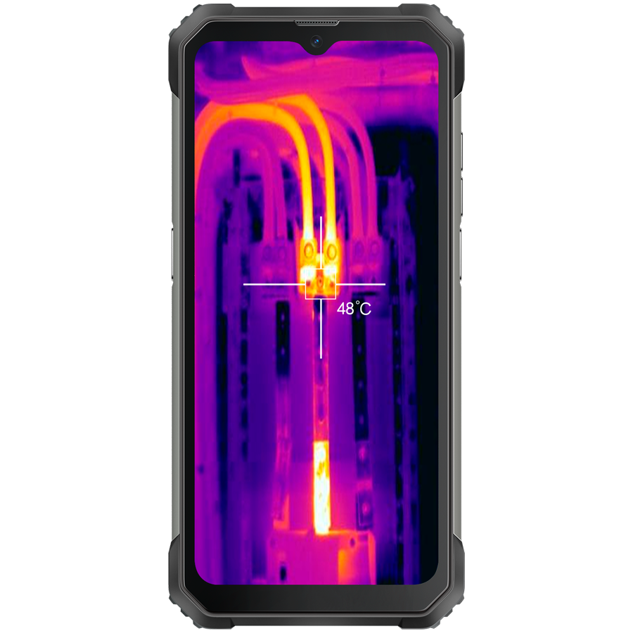 Blackview Rugged BL8800 Dual 5G Pro 6.58" FHD+IPS 1080x2408 8GB/128GB, MT6833V Octa-core 2.2GHz, 16MP Front/5MP+50MP Back Camera FLIR thermal camera Battery 8380mAh Type-C Android 11 Fingerprint Dual SIM SD card slot NFC NO Charger MIL-STD-810H Black