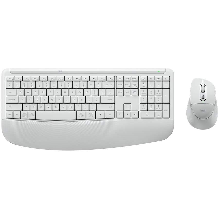 LOGITECH Signature Comfort Plus MK880 Wireless Combo - OFF-WHITE - US INT'L - BT - INTNL - 973