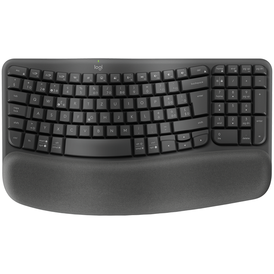 LOGITECH Wave Keys and Lift Combo - GRAPHITE - US INT'L - 2.4GHZ - INTNL-973