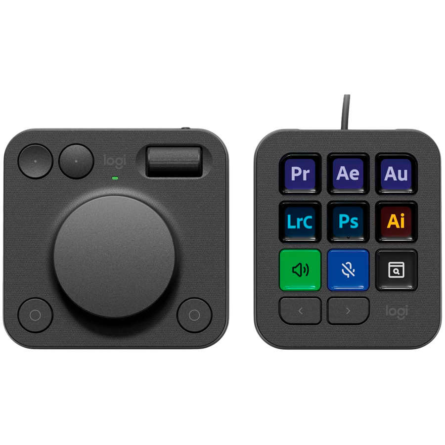 LOGITECH MX Creative Console - GRAPHITE - 2.4G/BT/corded - EMEA28i-935 - EMEA+CN