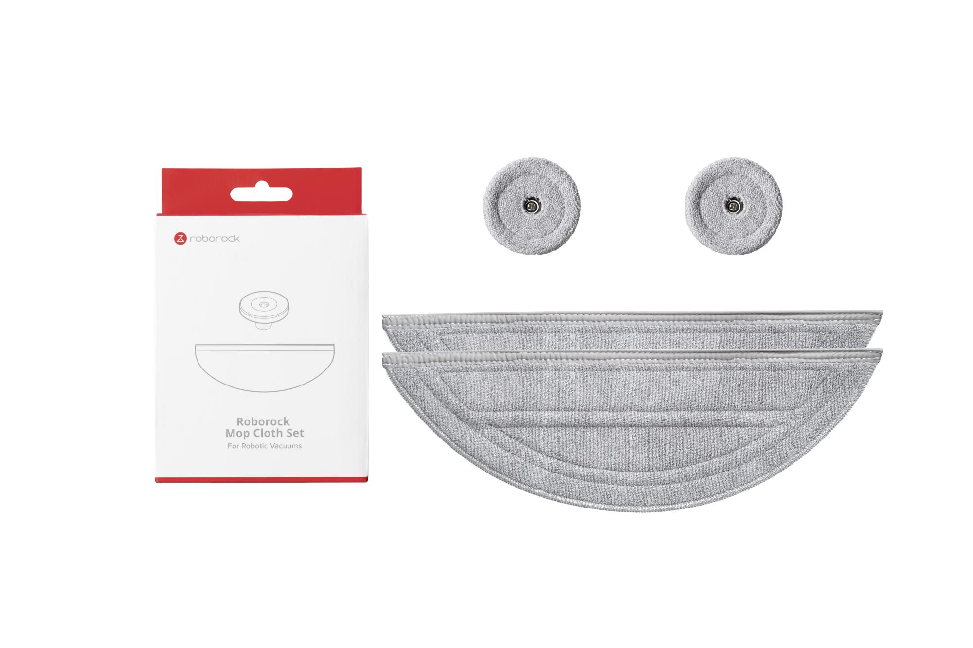 Vacuum Cleaner Accessory|ROBOROCK|Mop Cloth Set|For Saros 10|8.02.0400