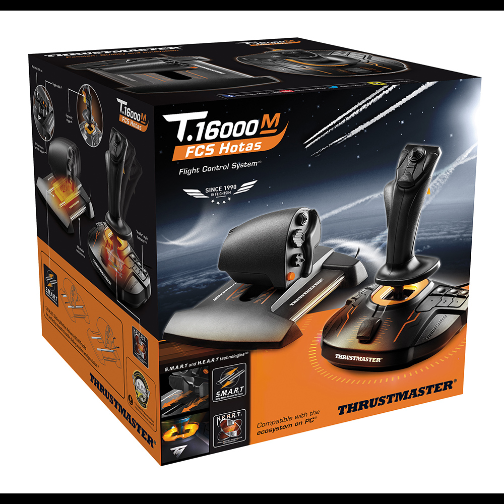 Thrustmaster - Joystick T 16000M FCS Hotas - Black