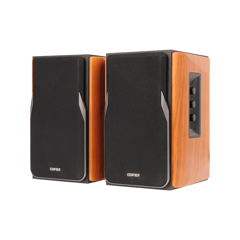 Edifier - Professional Bookshelf Speakers - R1380DB - Bluetooth - Wireless connection - Portable - Brown