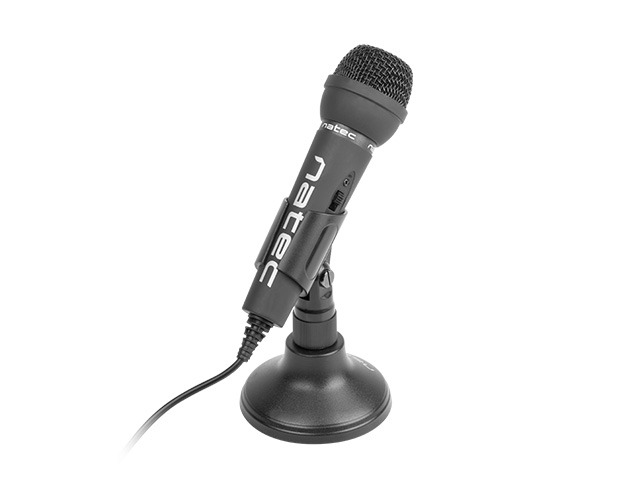 Natec - Microphone - NMI-0776 Adder - Black - Wired