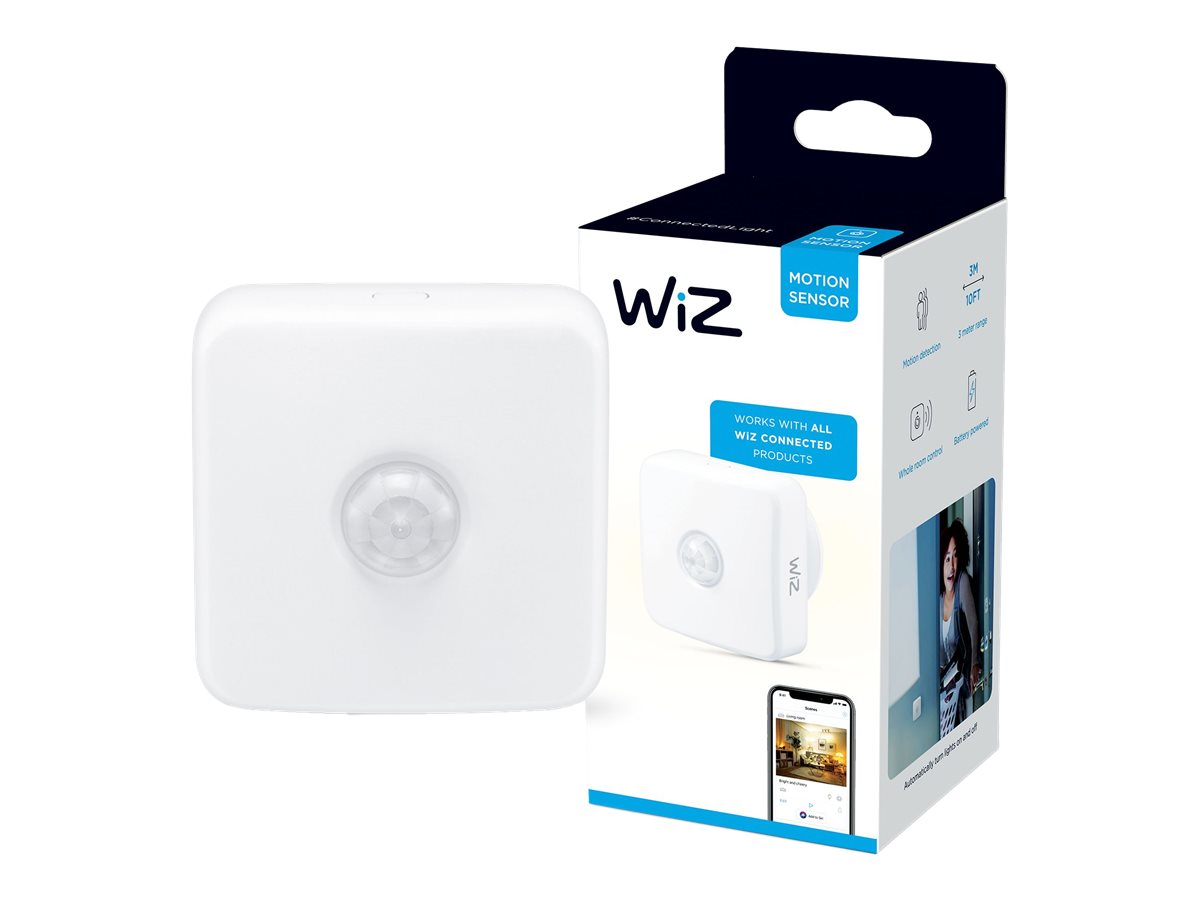 Philips Smart - Smart Motion Sensor with Batteries, 1-Pack - White