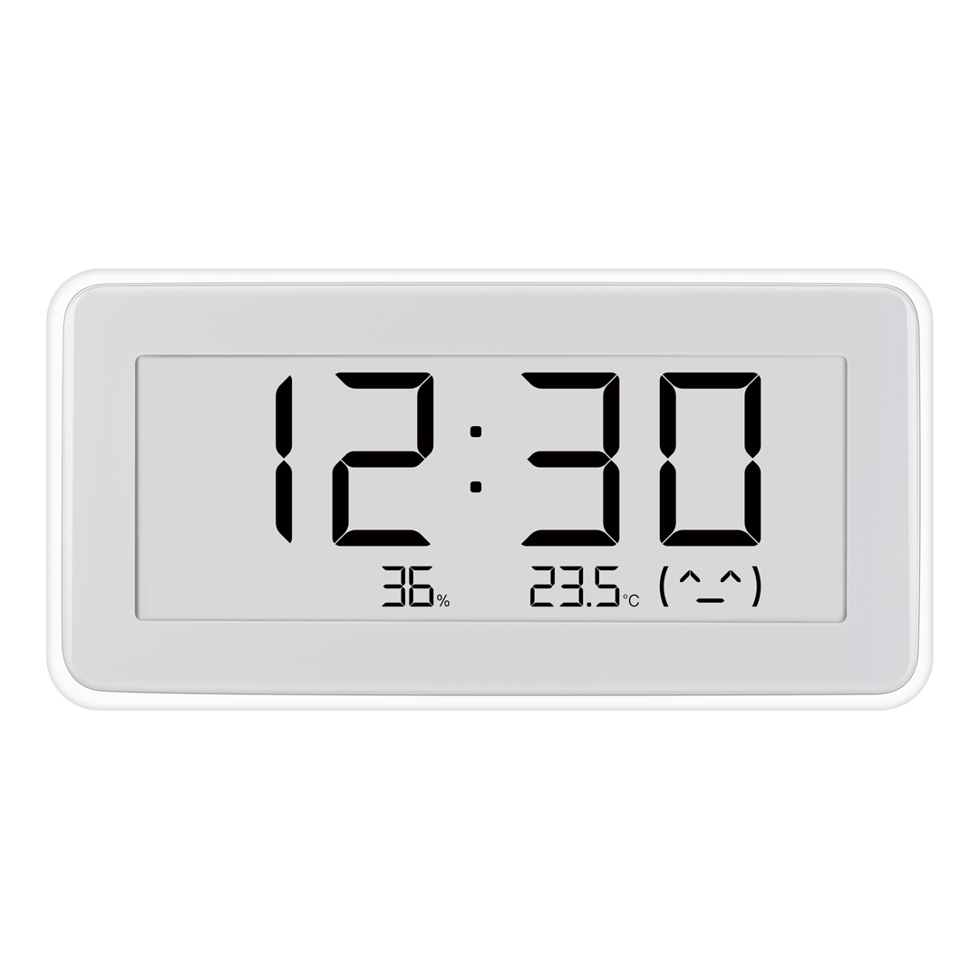 Xiaomi - Temperature and Humidity Monitor Clock - White