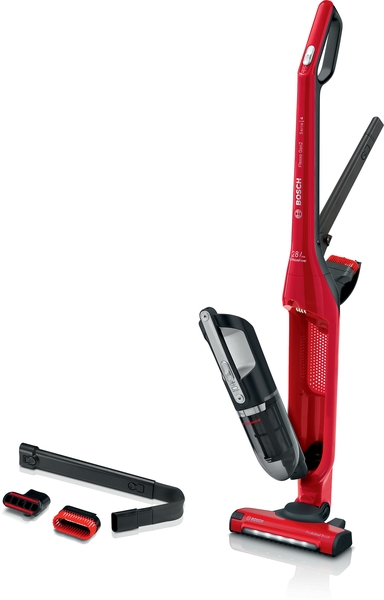 Bosch - Vacuum cleaner - Flexxo Gen2 28Vmax ProAnimal BBH3ZOO28 - Cordless operating - Handstick - N/A W - 25.2 V - Operating time (max) 55 min - Red - Warranty 24 month(s)