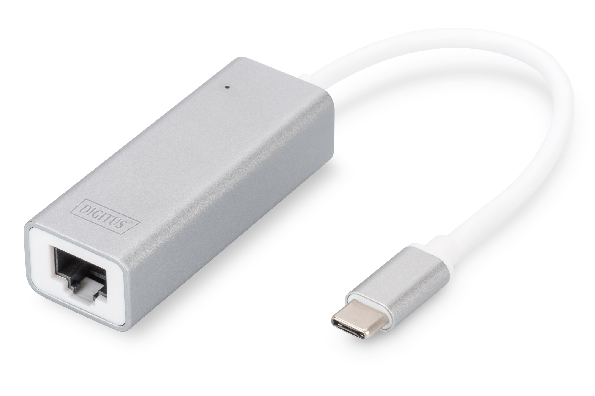 Digitus - USB Type C 3.0 Gigabit Ethernet Adapter 10/100/1000 Mbps - DN-3024 - USB Type-C to RJ45