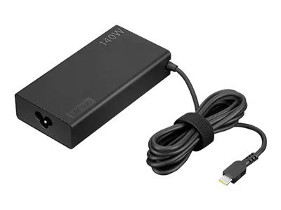 Lenovo - Legion Slim 140W AC Adapter (USB-C) - AC Adapter - USB-C - 5-20 V