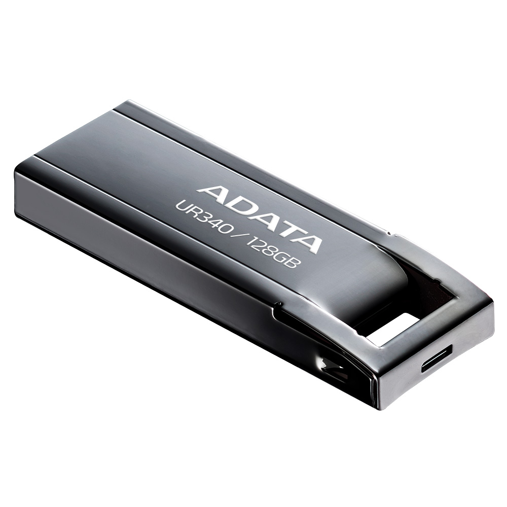 ADATA - USB Flash Drive - UR340 - 128 GB - USB Type-A - Black