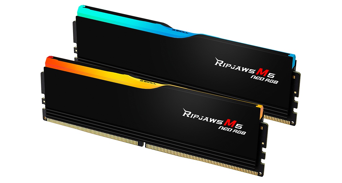 G.Skill - Ripjaws M5 Neo RGB - 32 GB - DDR5 - 6000 MHz - PC/server - Registered No - ECC No