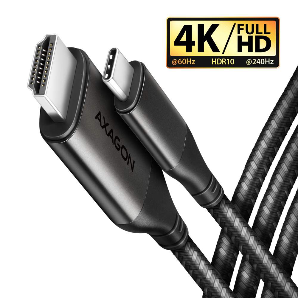 AXAGON - Active converter - USB-C to HDMI - 1.8 m
