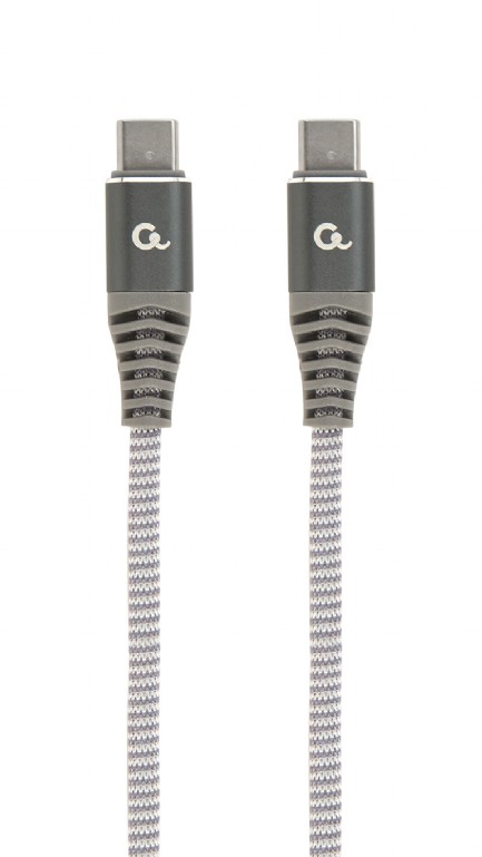 Cablexpert - 100 W Type-C Power Delivery (PD) premium charging and data cable, 1.5 m - CC-USB2B-CMCM100-1.5M