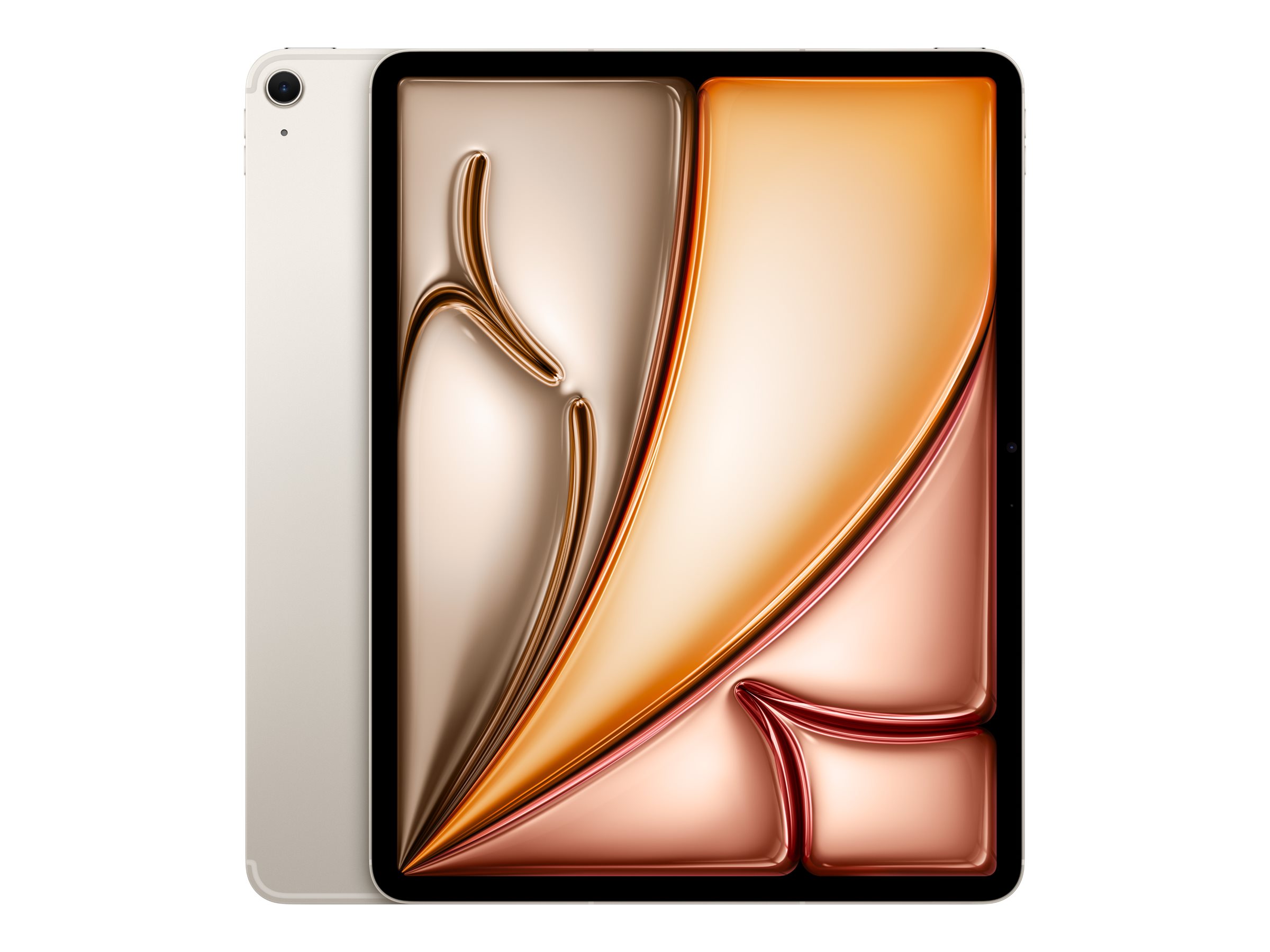 Apple - iPad Air Wi-Fi + Cellular - 13 " - Starlight - IPS - 2732 x 2048 pixels - Apple M3 - 8 GB - 512 GB - 3G - 4G - 5G - Wi-Fi - Front camera - 12 MP - Rear camera - 12 MP - Bluetooth - 5.3 - iPadOS - USB-C charging cable