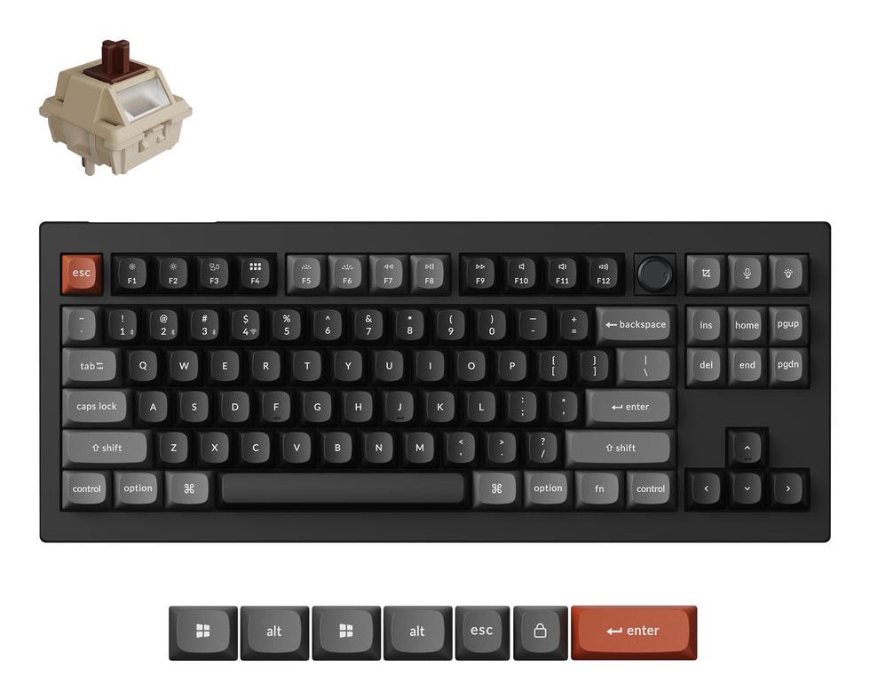 KEYBOARD WRL V3 ULTRA/BLACK V3U-D3 KEYCHRON