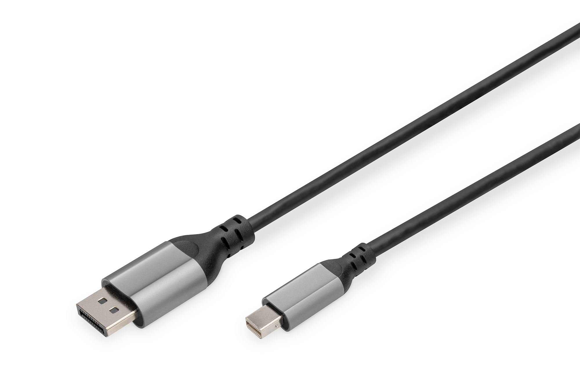 Digitus - 8K DisplayPort Adapter Cable, Mini DP to DP, 2 m - DB-340106-020-S - DisplayPort to DisplayPort