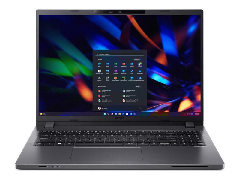 Acer TravelMate TMP216-51-G2-TCO 16“ WUXGA Intel Core 5 120U/1x16GB/256GB SSD/Intel Iris Xe/Win11ProEDU/SWE backlit kbd/FP/SCreader/Grey/3Y