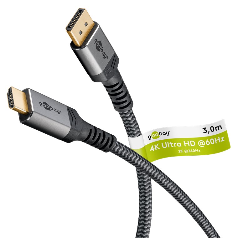 Goobay DisplayPort to HDMI Cable - 65270 - 3 m