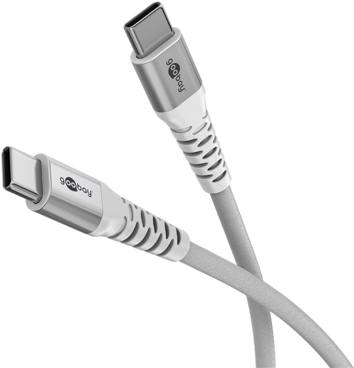 Goobay - USB-C Supersoft Textile Cable with Metal Plugs - 70193
