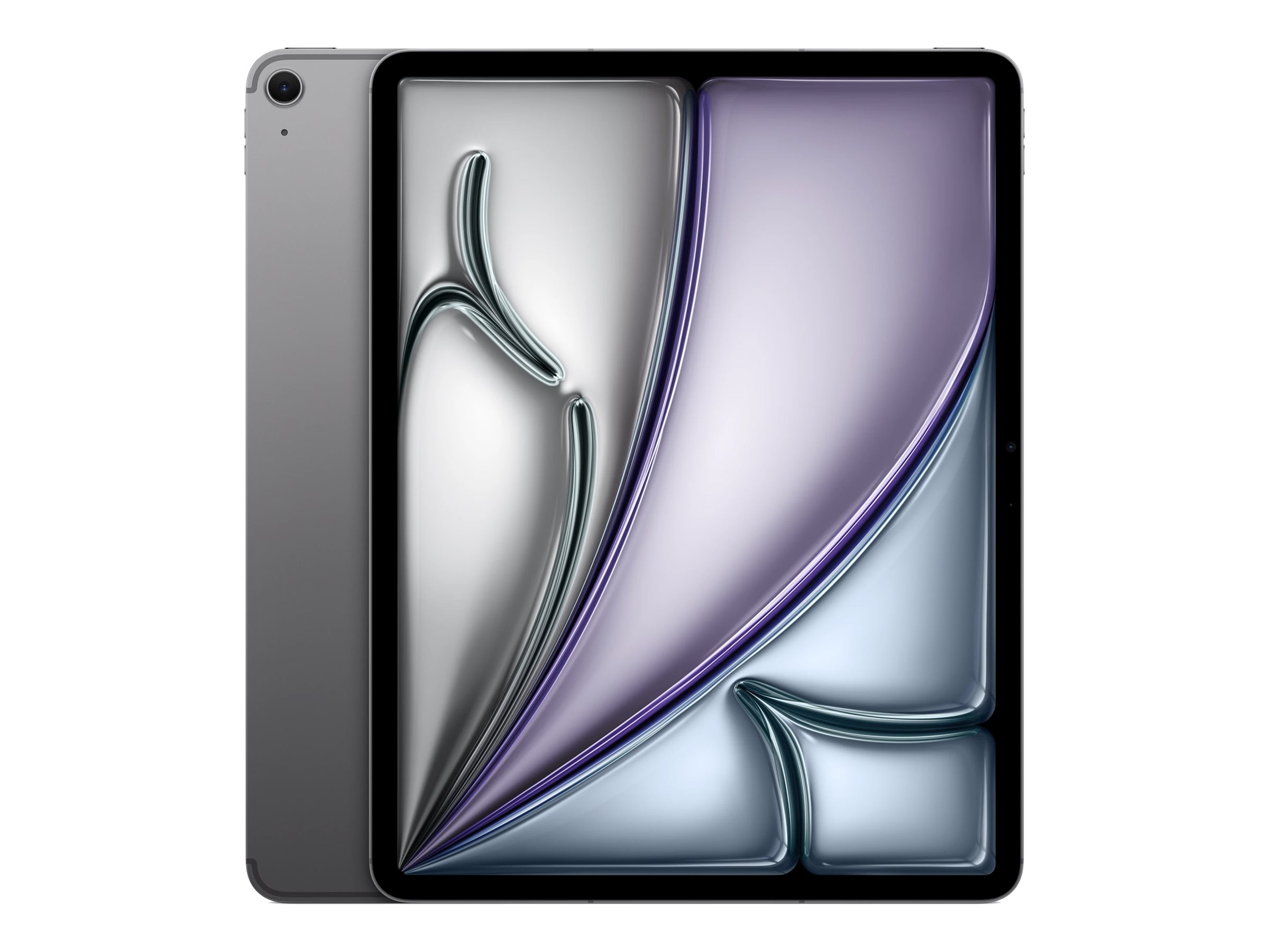 Apple - iPad Air Wi-Fi + Cellular - Space Gray - 13 " - 2732 x 2048 pixels - IPS - Apple - 12 GB - M4 - 128 GB - 3G - 4G - 5G - Wi-Fi - Front camera - 12 MP - Rear camera - 12 MP - Bluetooth - 6.0 - iPadOS - 26