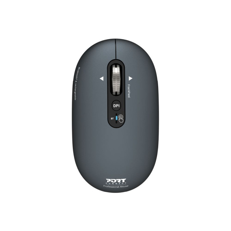 PORT CONNECT Mouse - PURE MAC - Wireless - Bluetooth - Gray