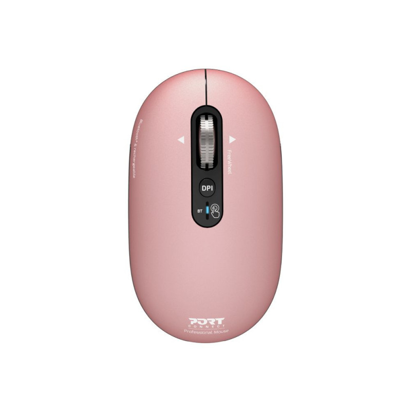 PORT CONNECT Mouse - PURE MAC - Wireless - Bluetooth - Pink