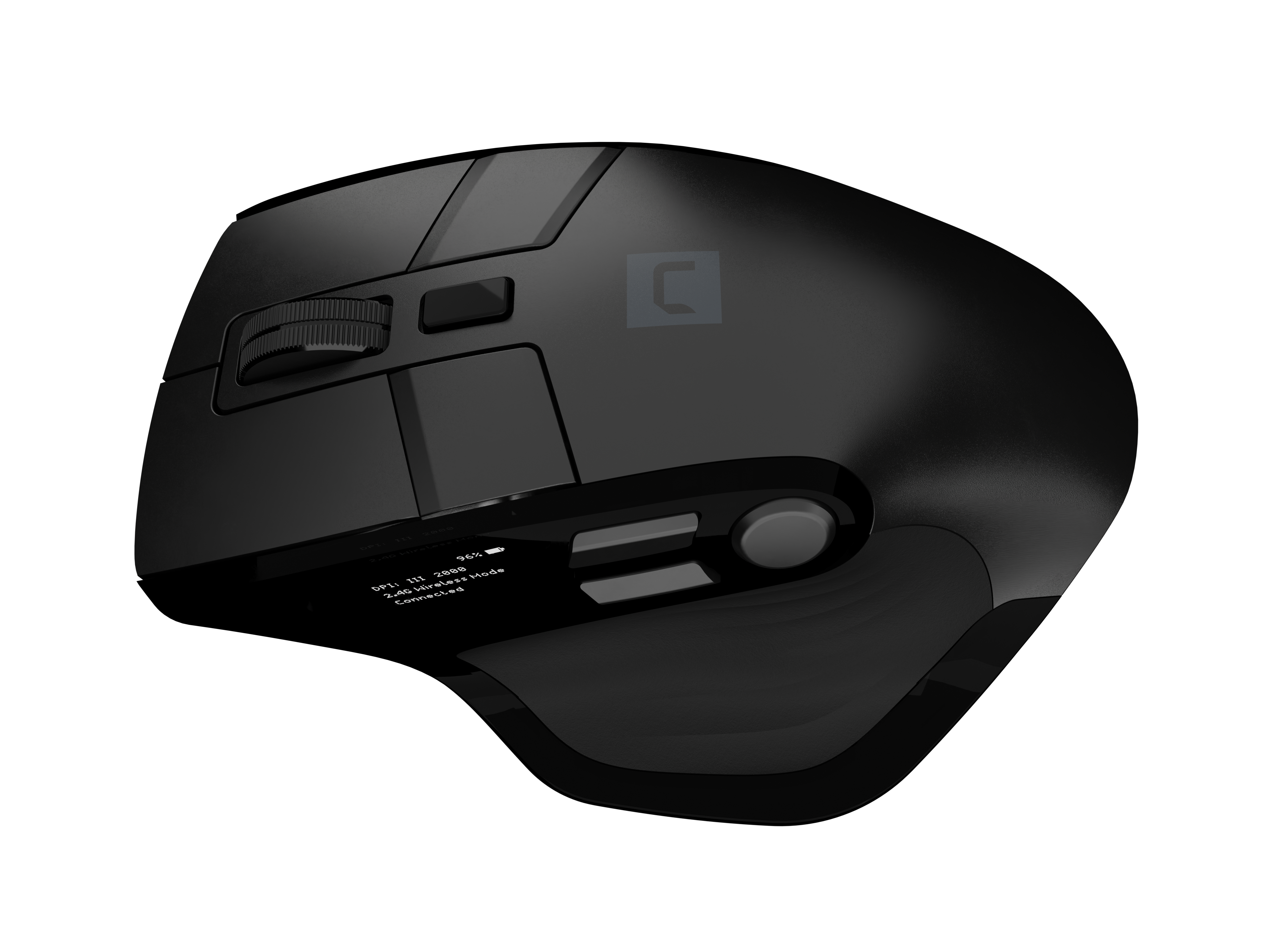 Natec Mouse - Jaguar Pro - Wireless - 2.4 GHz, Bluetooth - Black