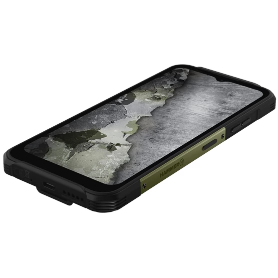 Hammer - Construction 2 - Green - 6.58 " - 1080 x 2408 pixels - Mediatek - Dimensity 6300 - Internal RAM 6 GB - 128 GB - Dual SIM - 3G - 4G - 5G - Main camera resolution 50 MP - Android - 14 - 6500 mAh