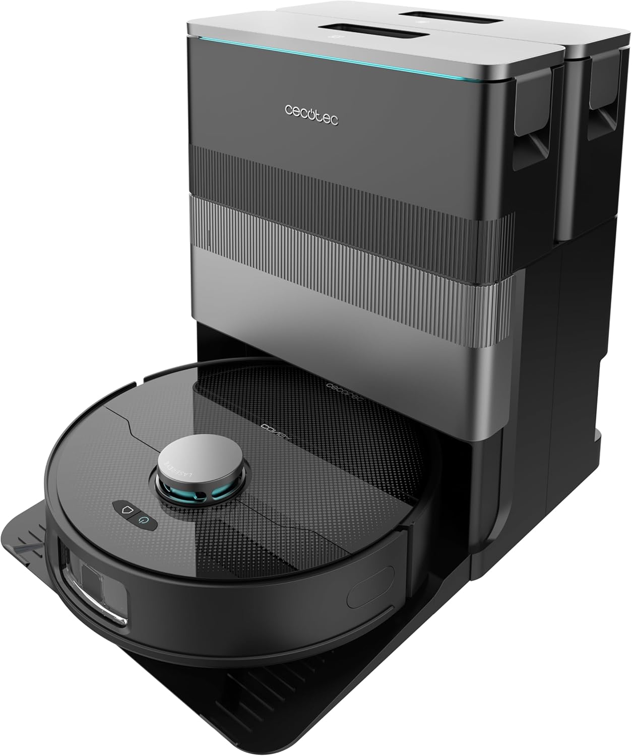 Cecotec Conga X70 - Robot Vacuum Cleaner - Operating time (max) 240 min - Wet&Dry - 5200 mAh - 15000 Pa - Black
