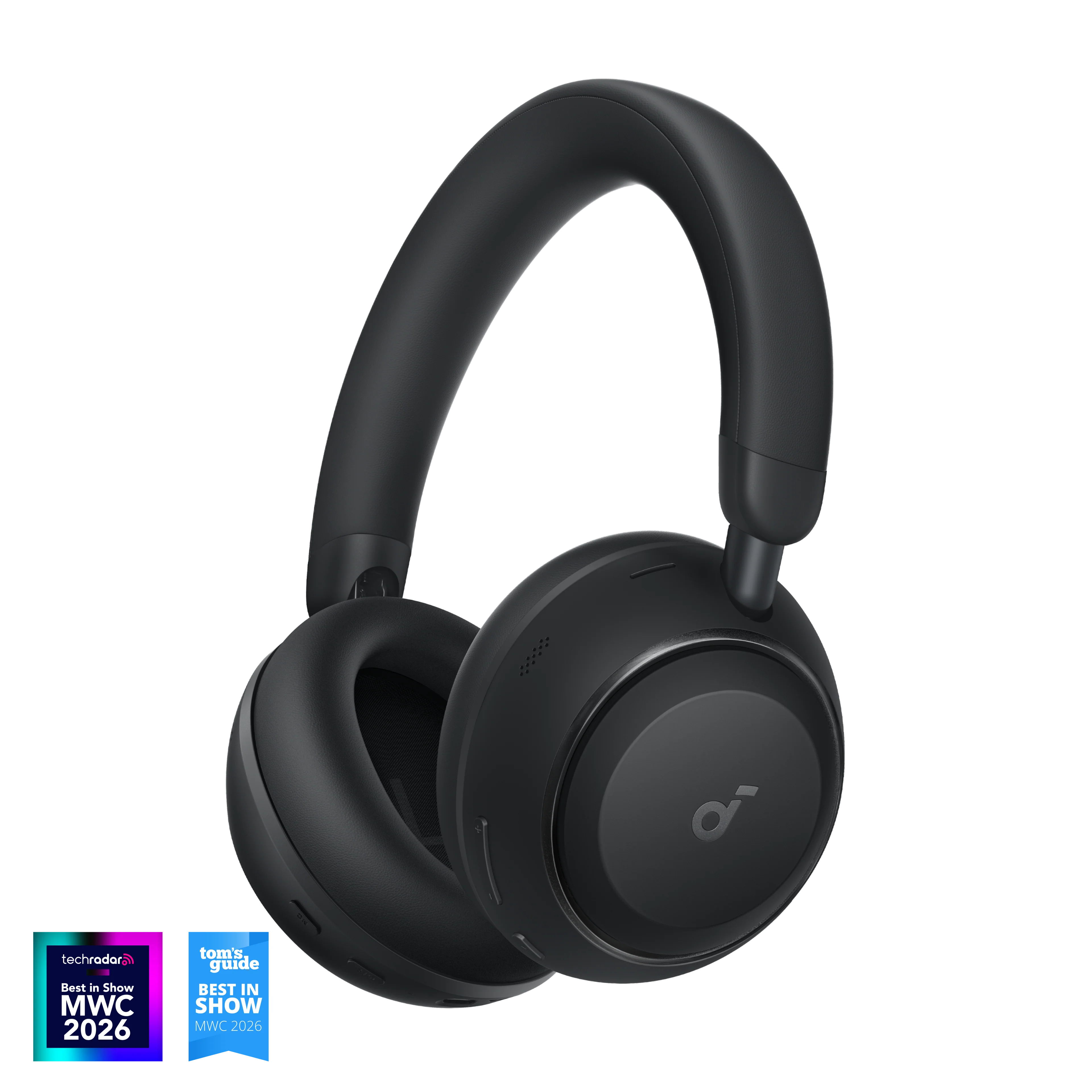 Anker Soundcore Headphones - Space 2 - Over-ear - Microphone - Jet Black - Noise canceling