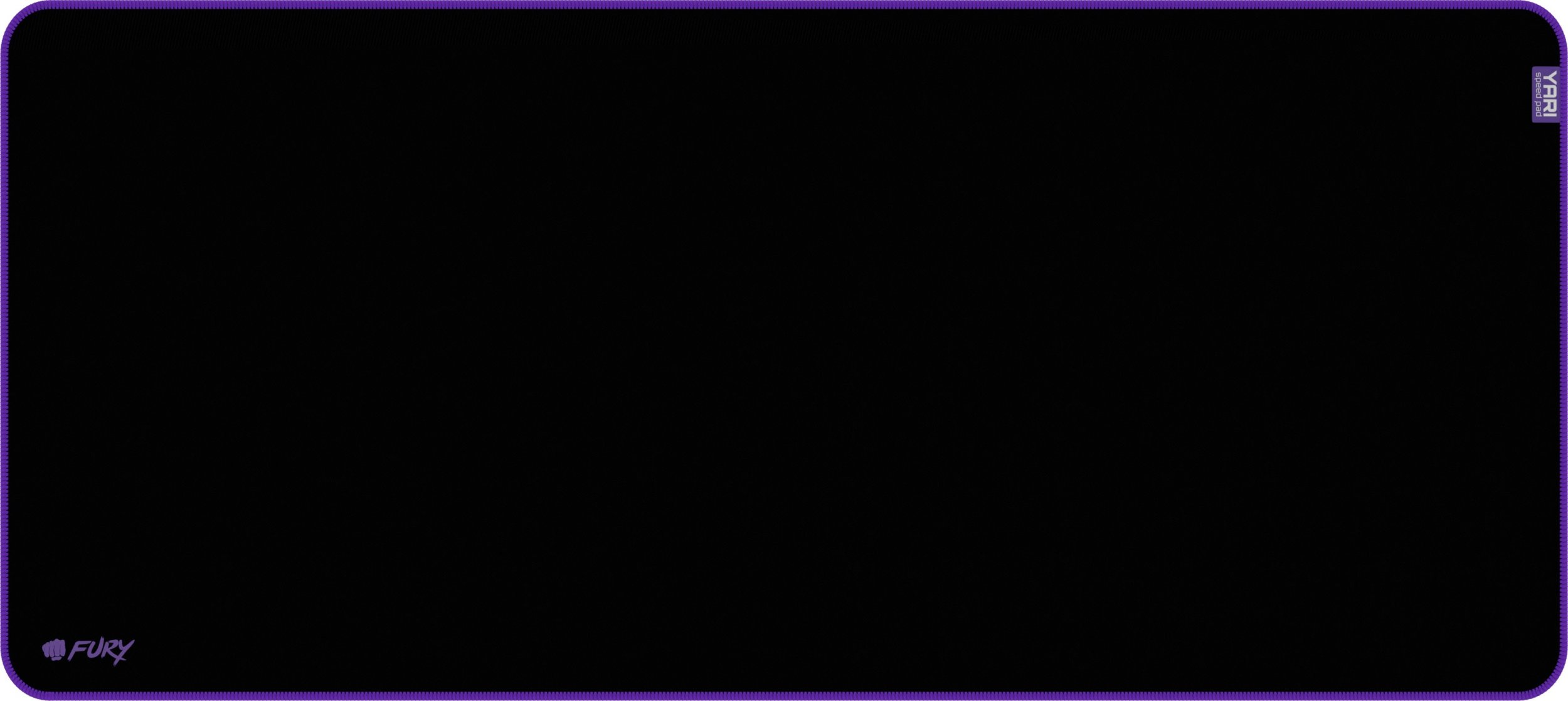 Fury Yari Speed XL - Mouse pad - 980 x 400 mm - Black/Purple