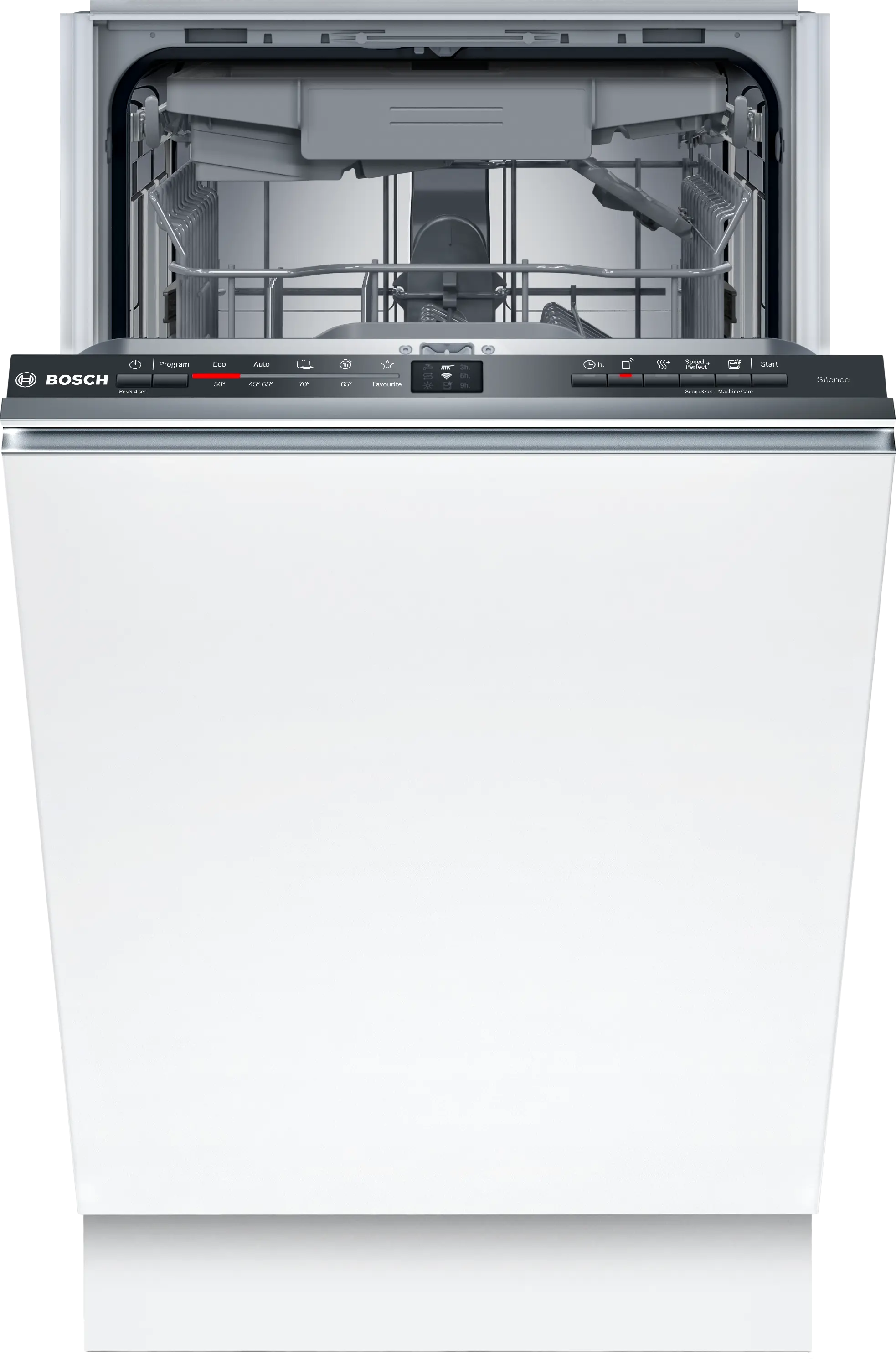 Bosch Dishwasher - SPV2HMX02E - Built-in - Width 45 cm - Number of place settings 10 - Number of programs 5 - Energy efficiency class D - White