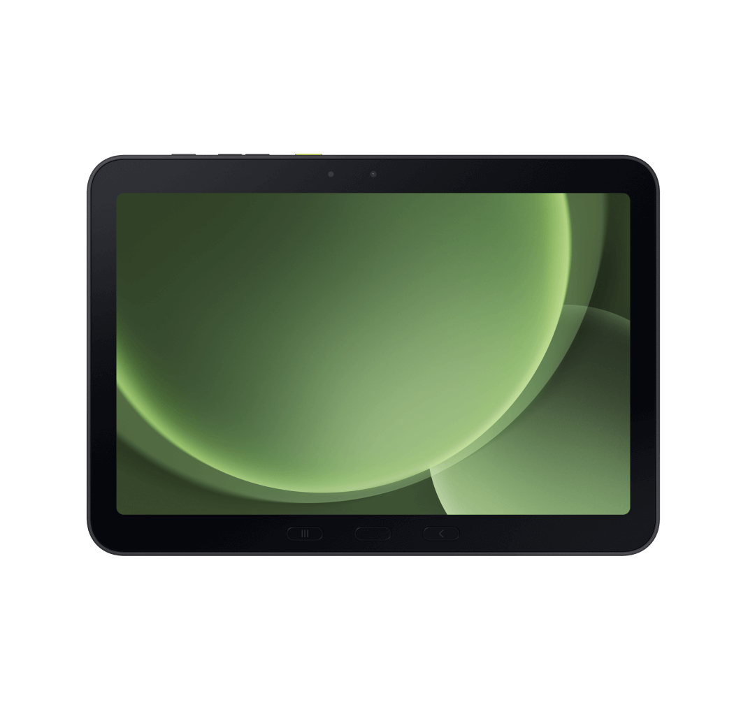 Samsung Galaxy - Tab Active5 Pro (X356) - 10.1 " - Green - TFT - 1920 x 1200 pixels - Qualcomm - Snapdragon 7s Gen 3 - 6 GB - 128 GB - 3G - 4G - 5G - Wi-Fi - Front camera - 8 MP - Rear camera - 12 MP - Bluetooth - 5.4 - Android - 15