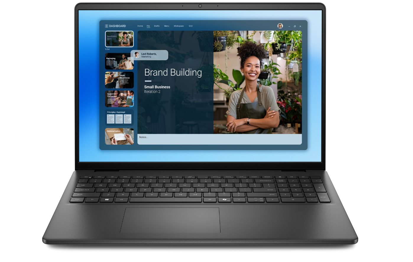 Dell 16 DC16250 - Carbon Black - 16 " - 2K - 1920 x 1200 pixels - Anti-Glare - Intel Core 5 - 120U - 8 GB - DDR5 - Solid-state drive capacity 512 GB - Intel Graphics - Windows 11 Pro - 802.11ax - Keyboard language English - Keyboard backlit - Warranty 36 