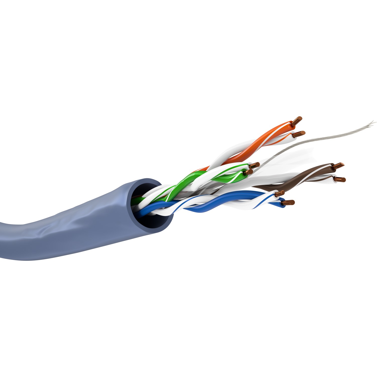Goobay - CAT 6A Network Cable, U/UTP, 50 m - 96092 - S/FTP - Blue
