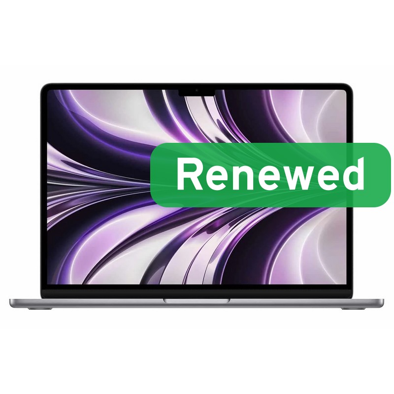 Apple Renewed Grade B - MacBook Air (M2, 2022)‎ A2681 - 13.3 " - 8 GB - SSD - 256 GB - Apple M2 8-core GPU - macOS - Keyboard language US