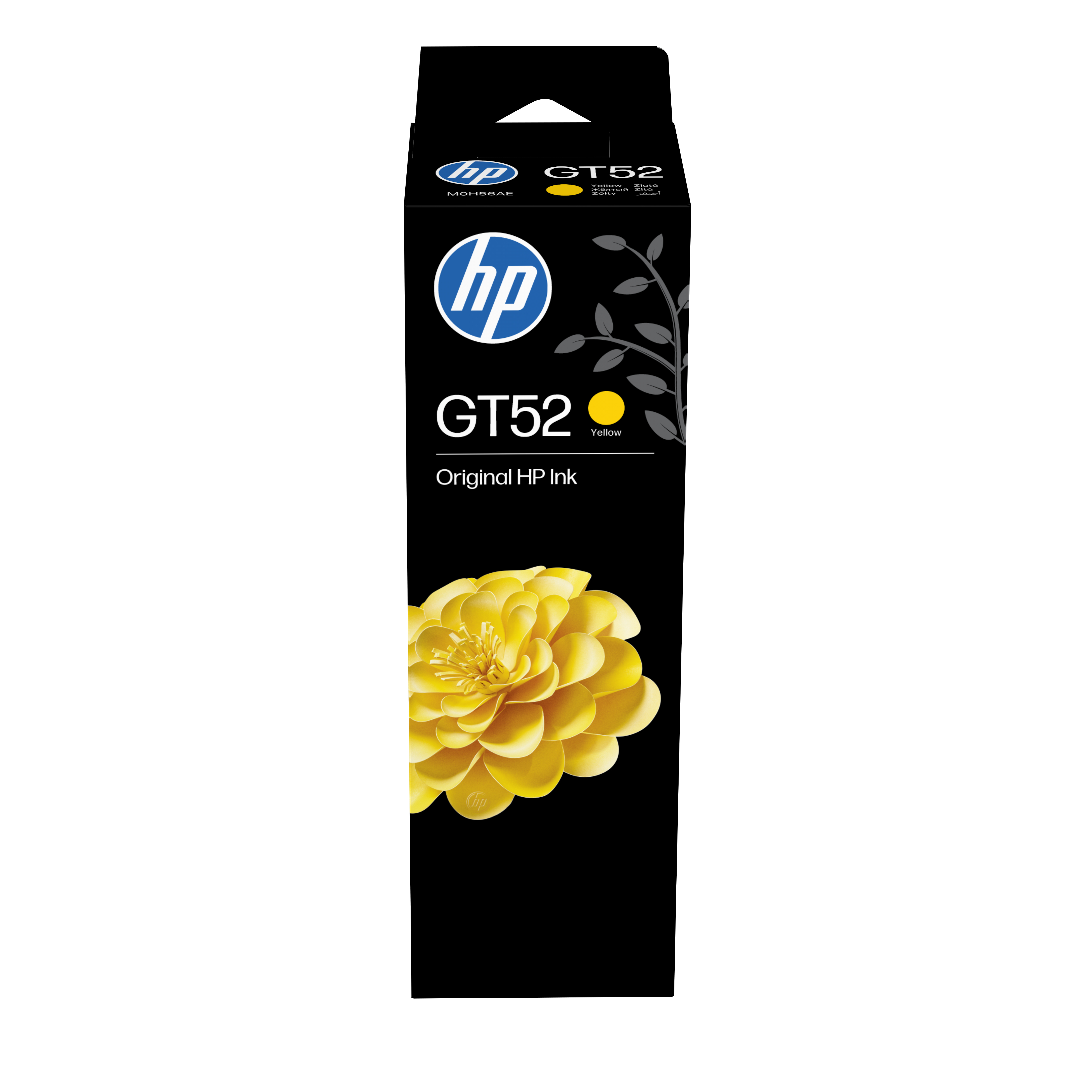 HP GT52 Yellow Ink Bottle, 8000 pages, for HP DeskJet GT series, Cronos