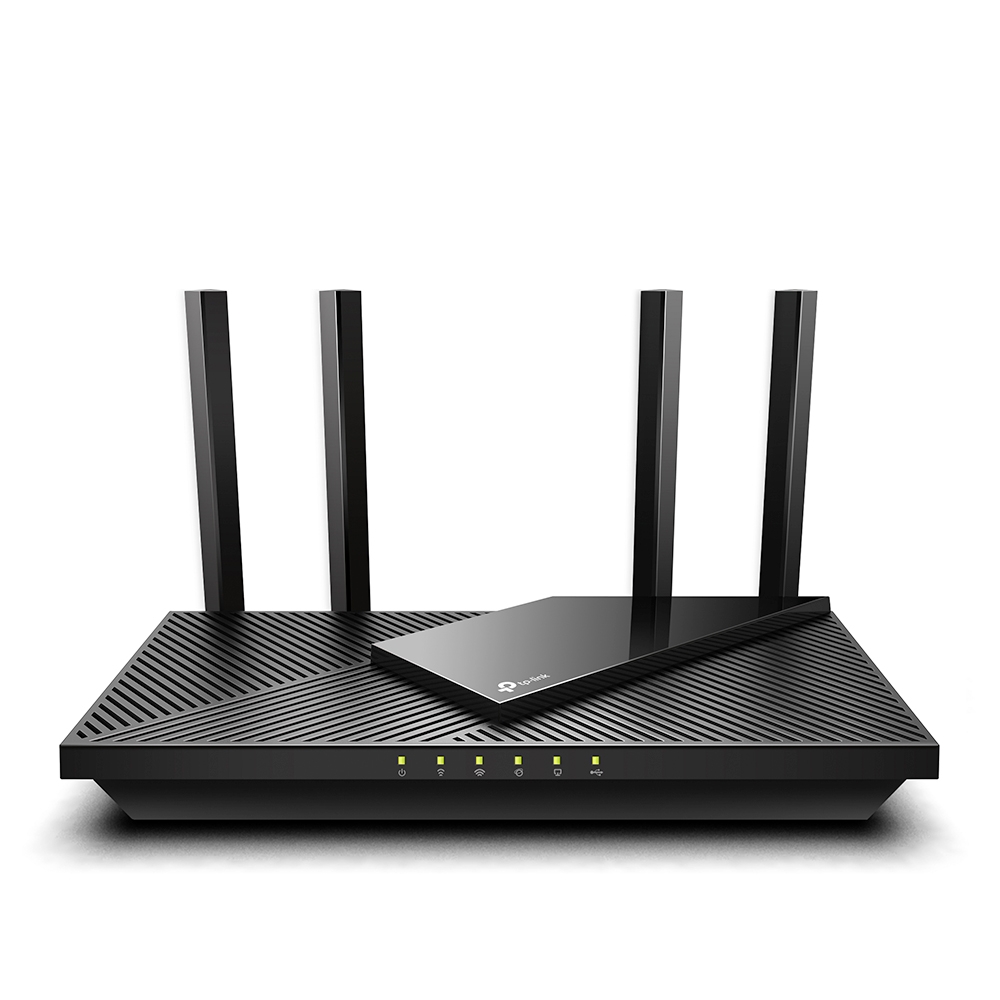 TP-LINK - Dual Band Wi-Fi 6 Router - Archer AX55 AX3000 - 802.11ac - 10/100/1000 Mbit/s - Ethernet LAN (RJ-45) ports 4 - Mesh Support Yes - MU-MiMO No - No mobile broadband - Antenna type 4x fixed