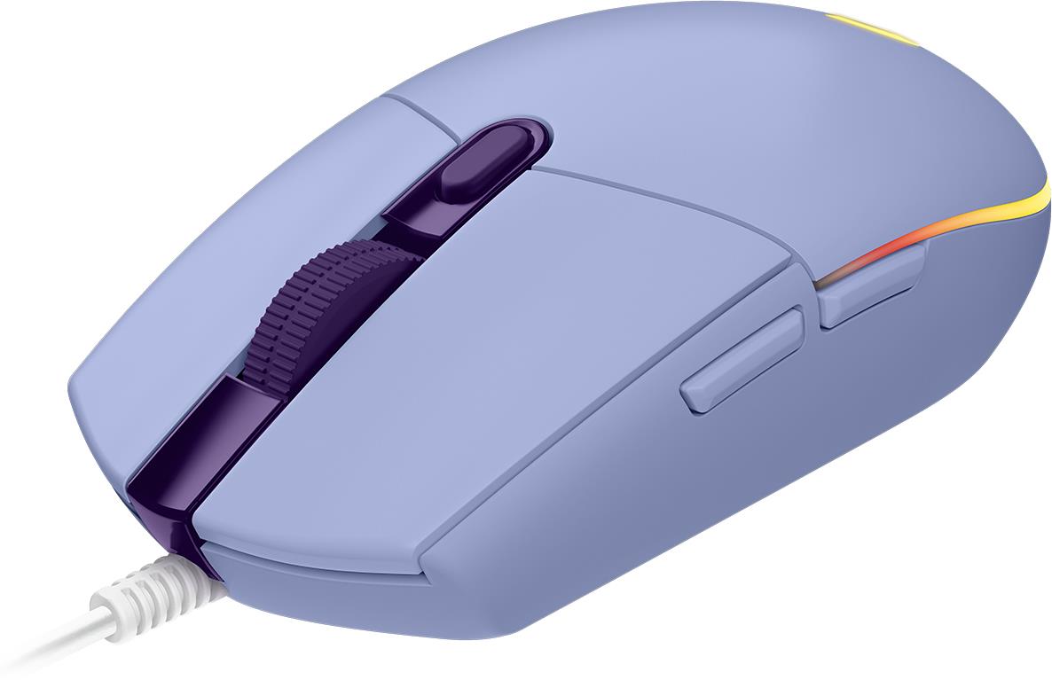 MOUSE USB OPTICAL G102 LIGHTSY/PURPLE 910-005854 LOGITECH