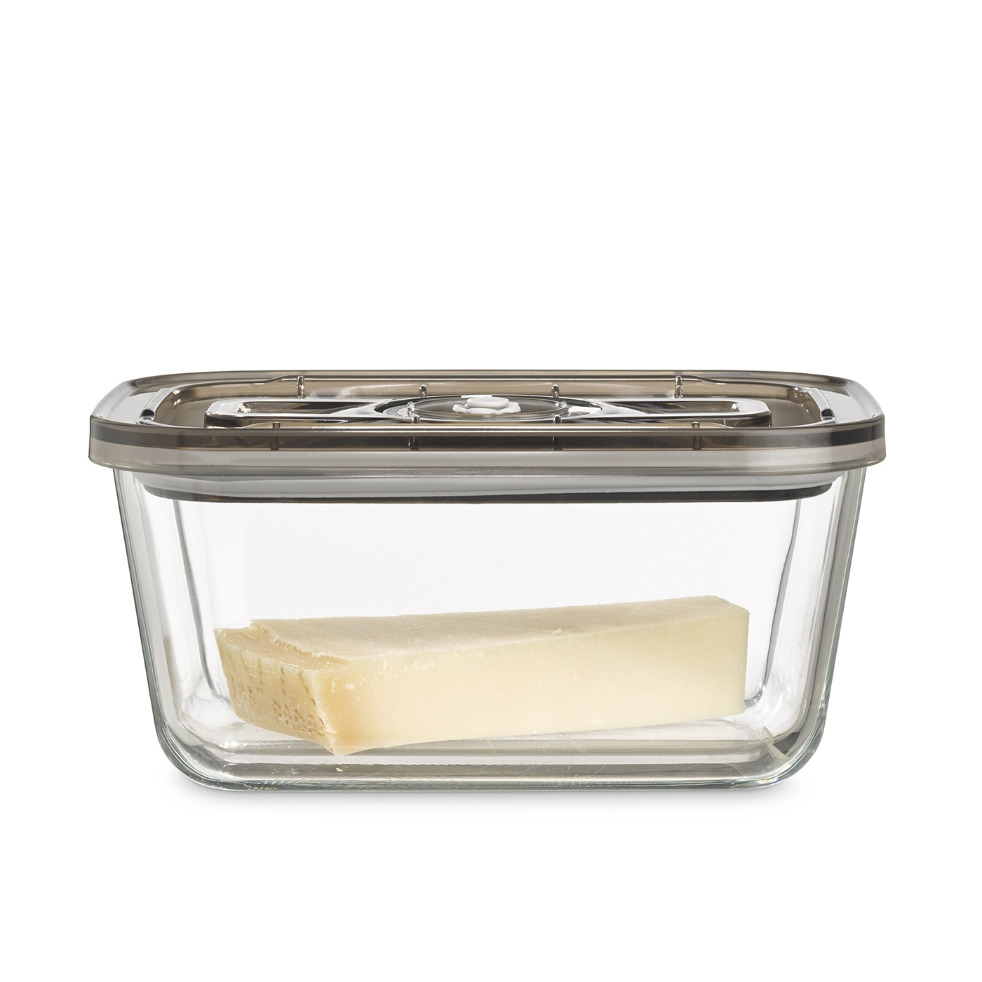 Caso - Glass Vacuum Container with Plastic Lid - VacuBoxx Eco L - Transparent